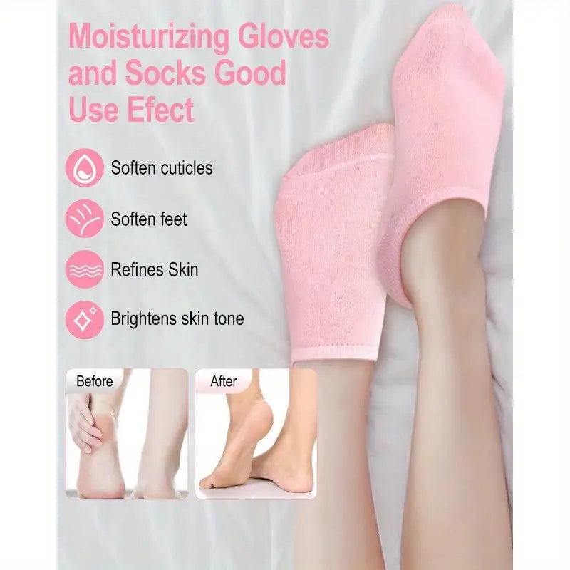 Winter Spa Gel Socks