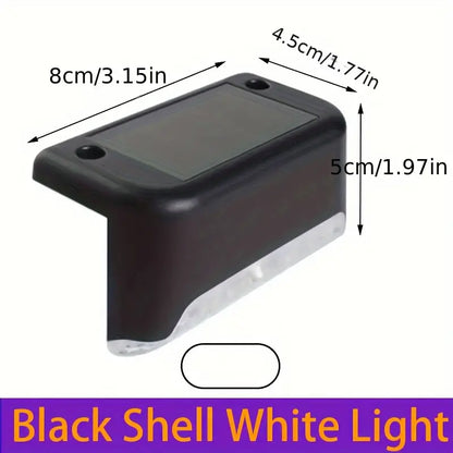 Solar Stair Lights : Auto Light Up In The Dark