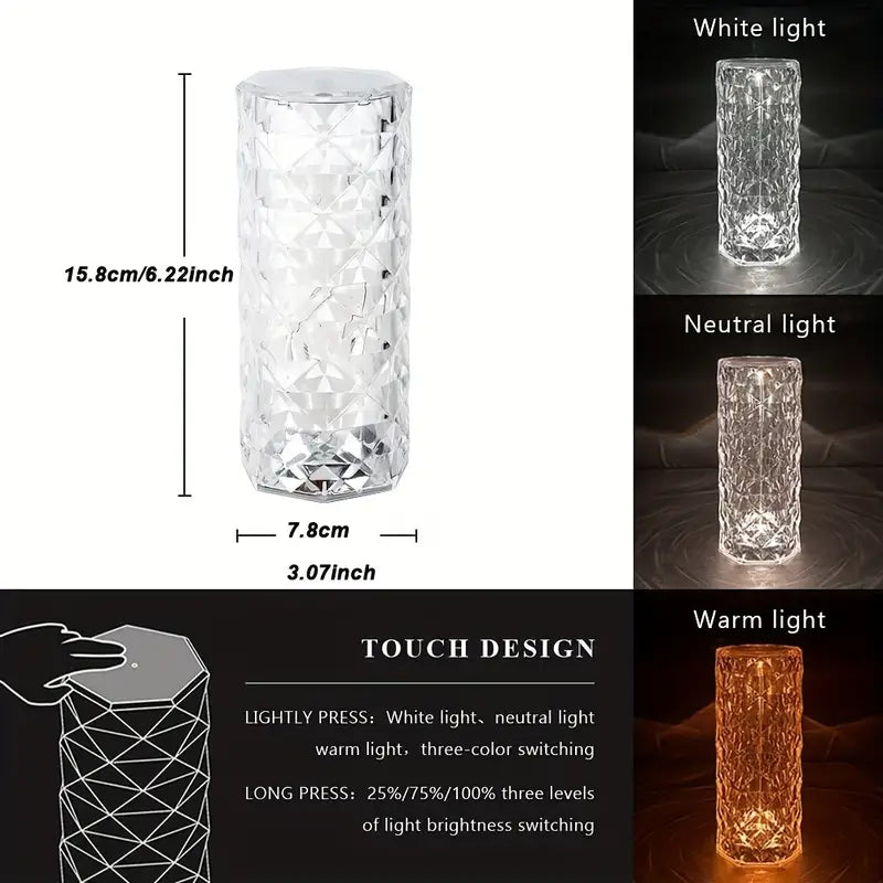 LED CRYSTAL TOUCH LAMP