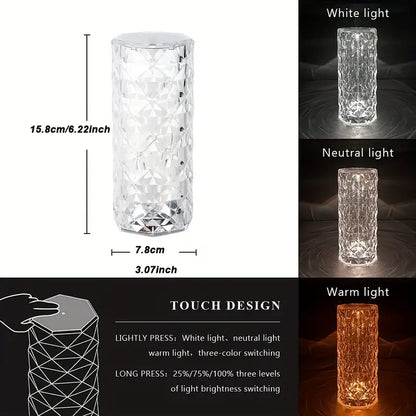 LED CRYSTAL TOUCH LAMP