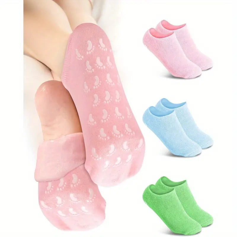 Winter Spa Gel Socks