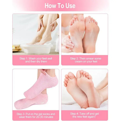 Winter Spa Gel Socks