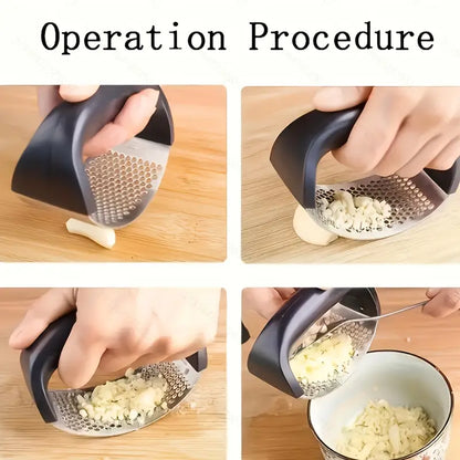 Stainless Steel Garlic Press