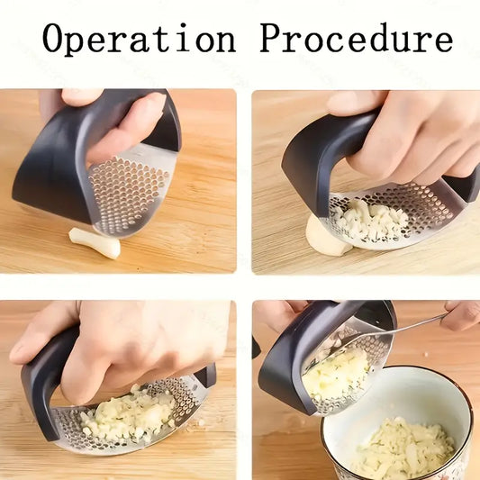 Stainless Steel Garlic Press