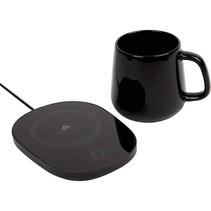 Stainless Steel Coffee Warmer and Mug Set
