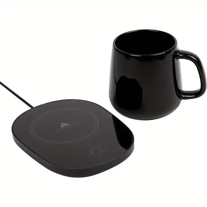 Stainless Steel Coffee Warmer and Mug Set