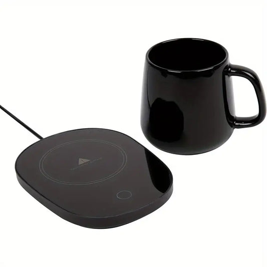 Stainless Steel Coffee Warmer and Mug Set