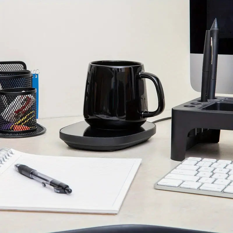 Stainless Steel Coffee Warmer and Mug Set