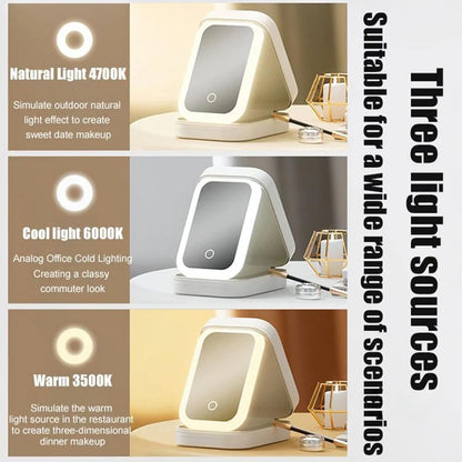 Smart Vanity Box: Mirror, Lights & Storage You Can Carry Anywhere