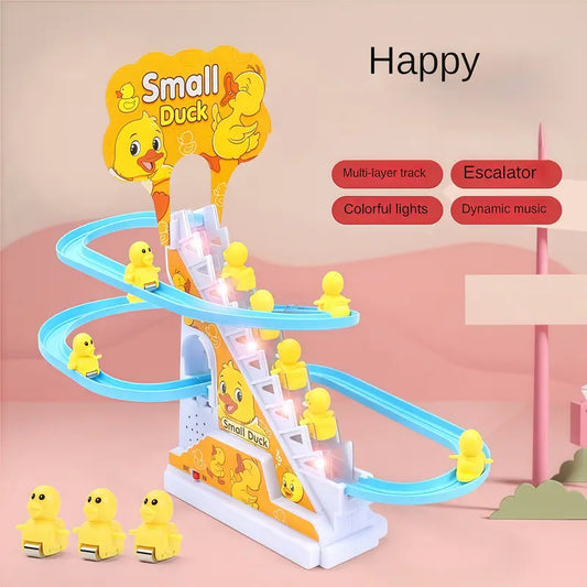 Stair Climbing Ducklings Race Track Set