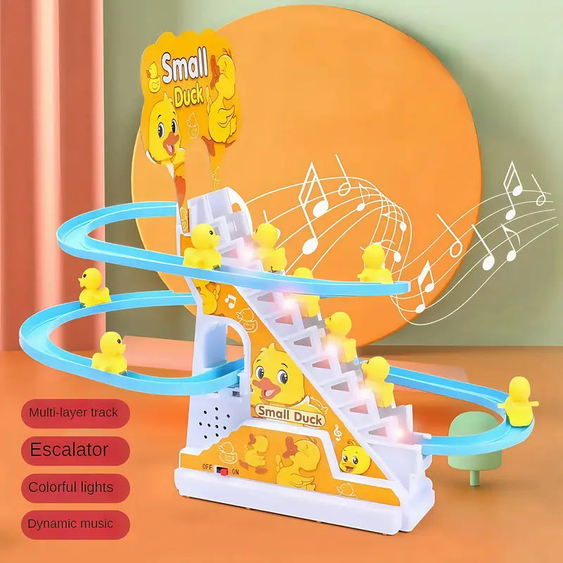 Stair Climbing Ducklings Race Track Set