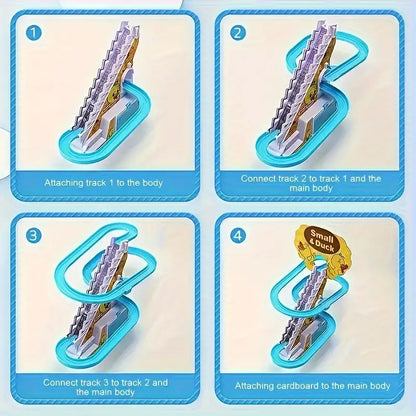 Stair Climbing Ducklings Race Track Set